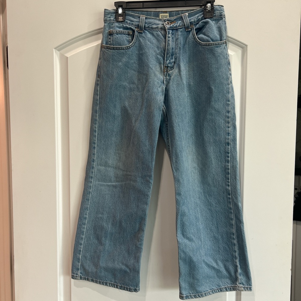 Faded Glory Blue Flare Wide Leg Jeans